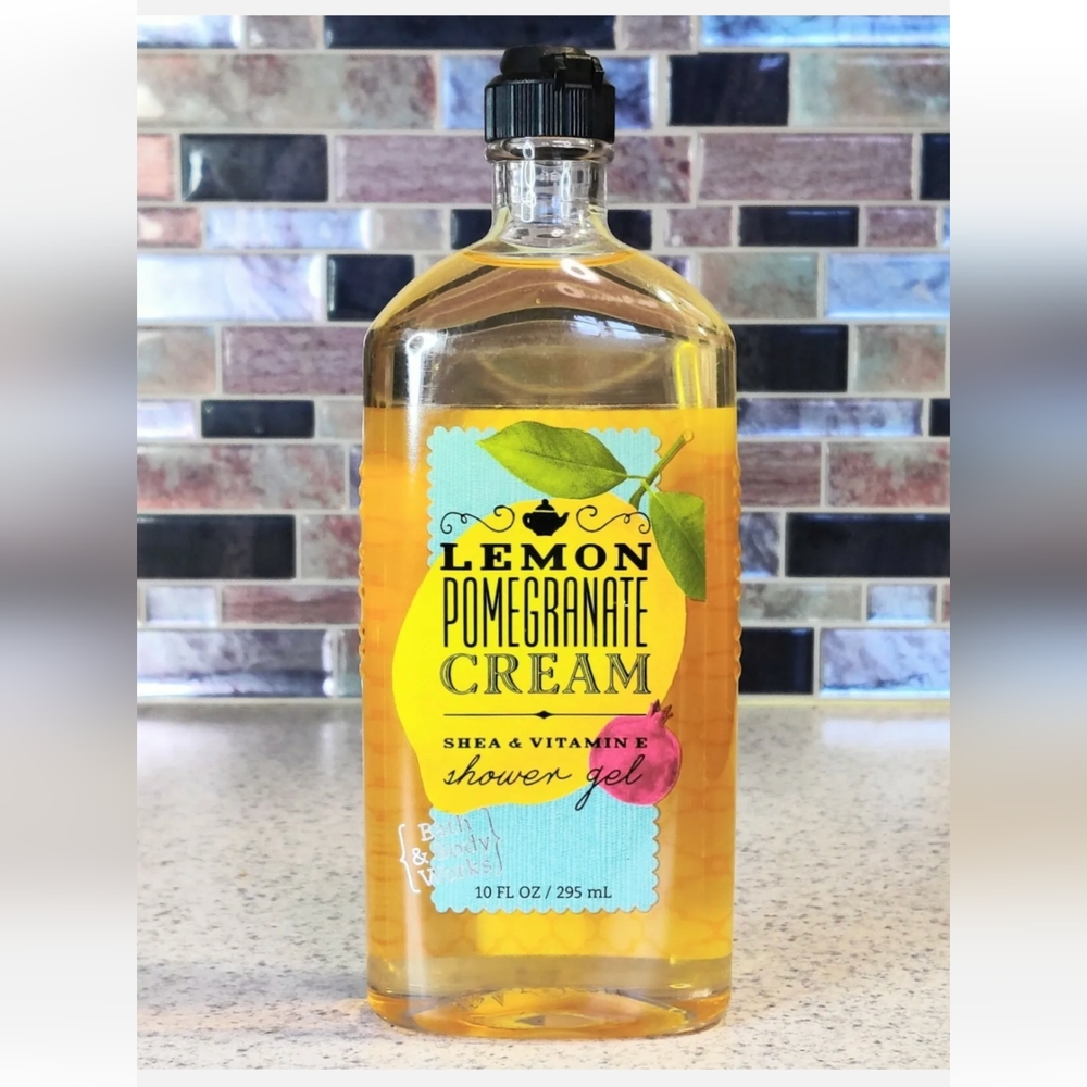 BATH AND BODY WORKS LEMON POMEGRANATE CREAM SHOWER GEL 10 FL OZ SEALED